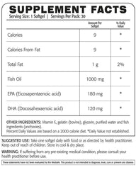 ONC OME-3 Tech Omega 3 Fish Oil Capsules